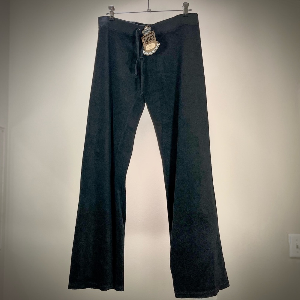 Juicy Couture velour track pants. Early 2000s NWT. Made in USA.